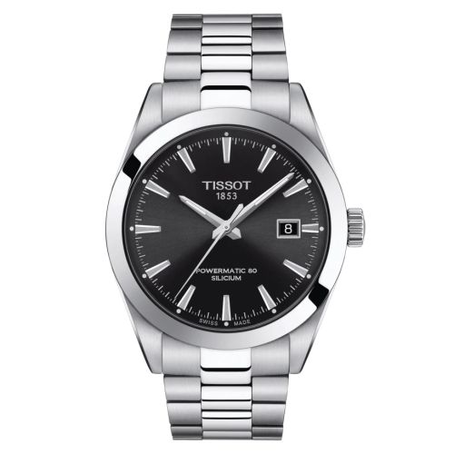 Tissot Gentleman Powermatic Stainless Steel / Black / Bracelet